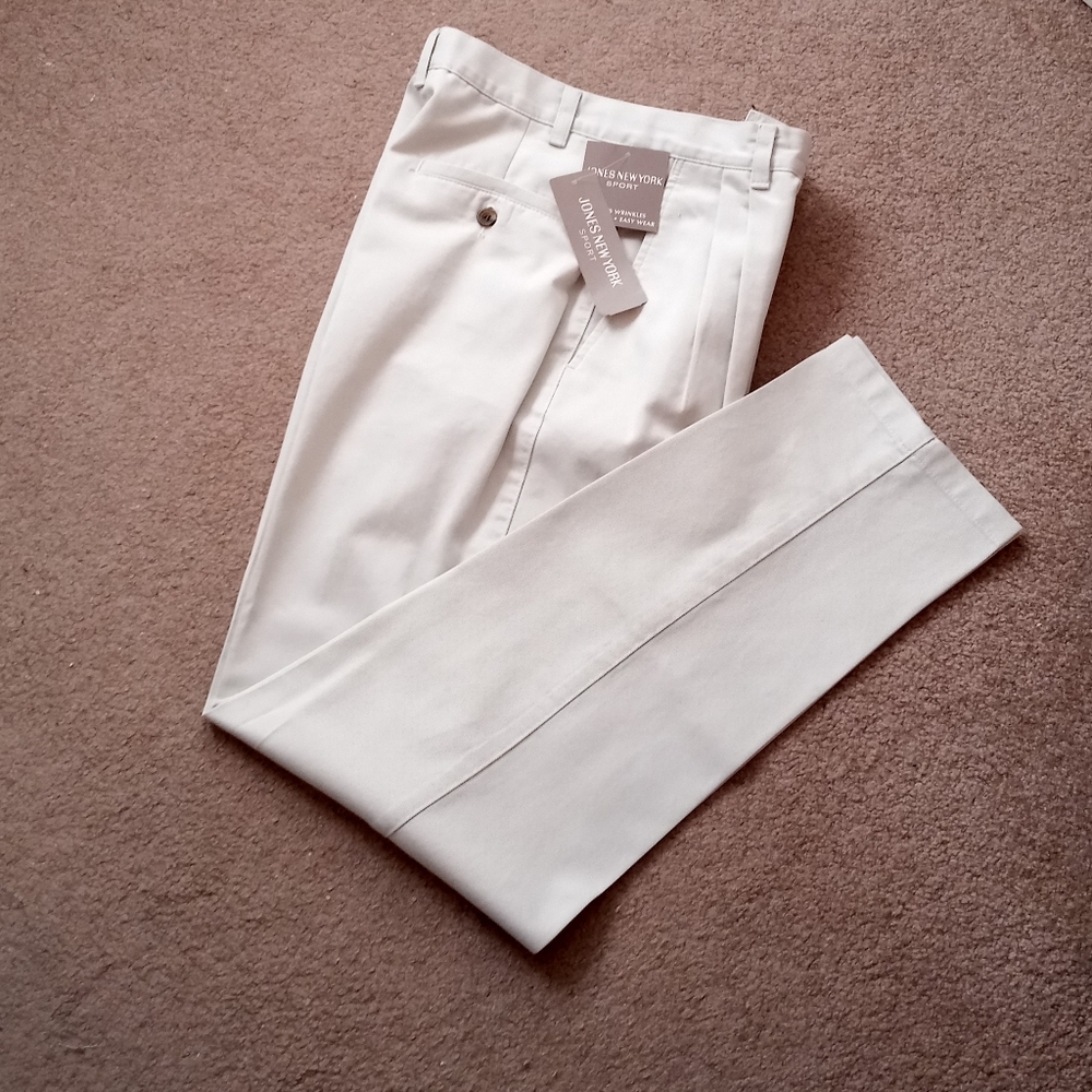 Vintage Jones New York Sport Khaki/Chino Slacks, Size 6, Y2K NWT